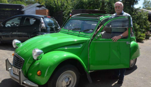 Eddie Knaus restored a Citroen 2CV